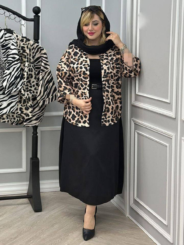 مانتو کبریتی طرحدار