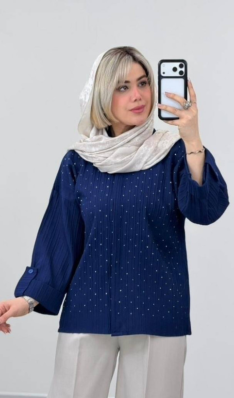 شومیز نگینی مدل ویانا