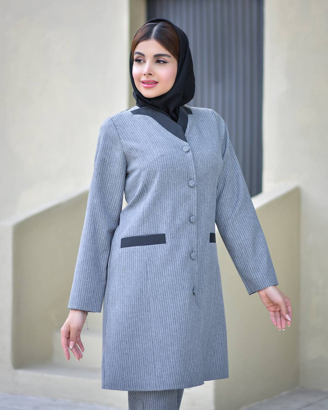 مانتو شلوار اداری رخساره