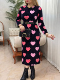 ماکسی مخمل وارداتی قلب