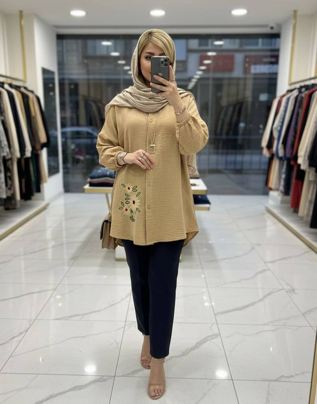 شومیزمانتویی سه گل بابونه