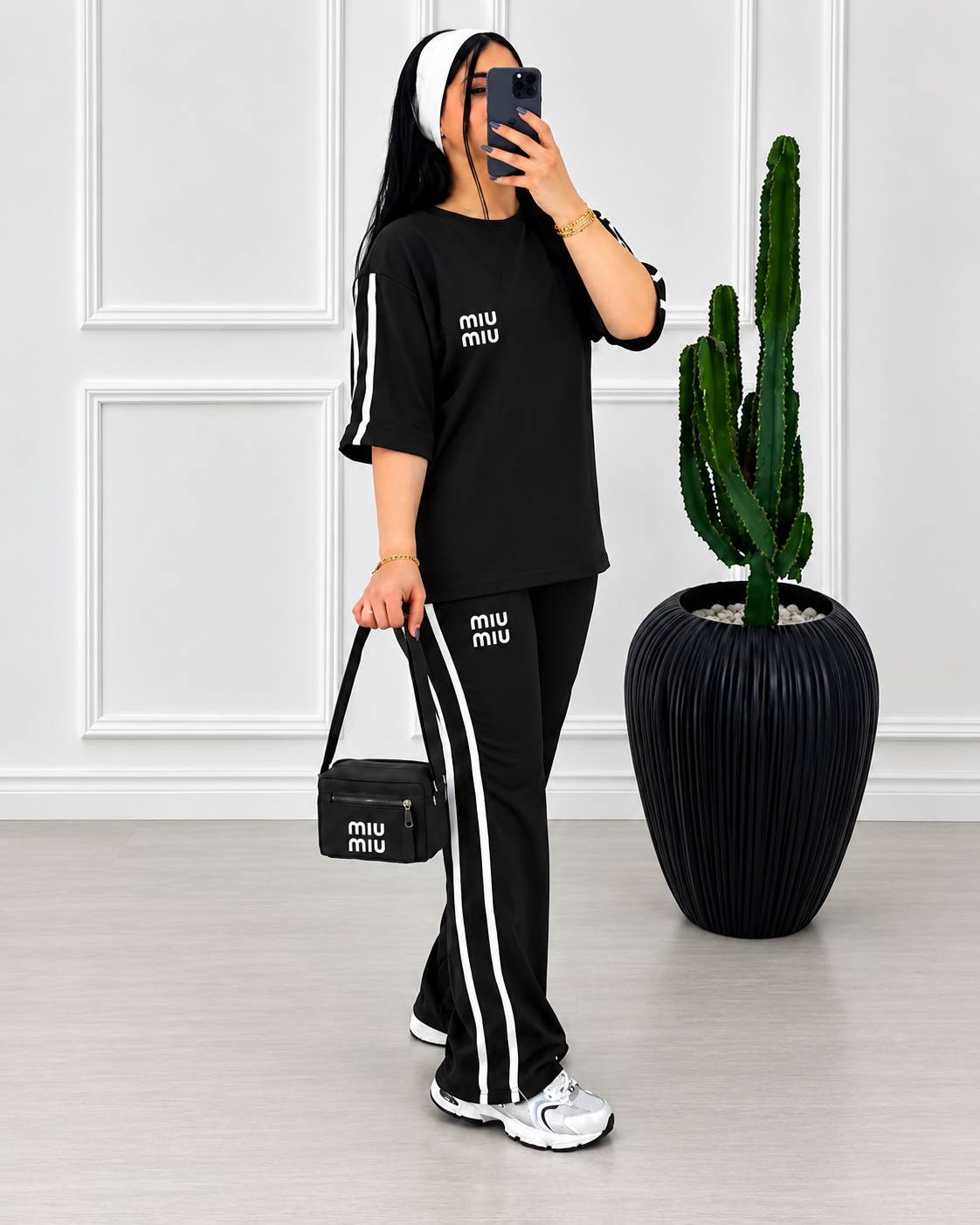 ست بلیز شلوار miu miu