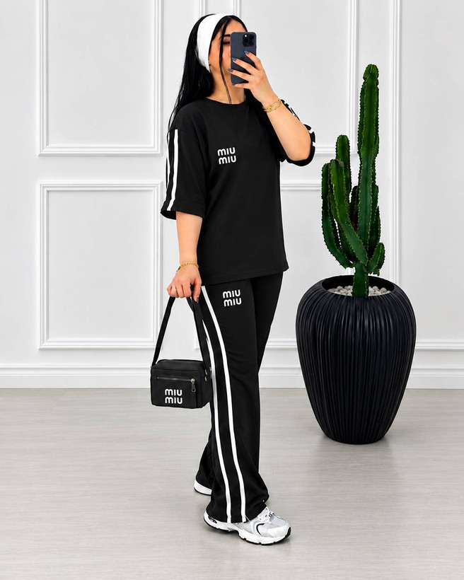 ست بلیز شلوار miu miu
