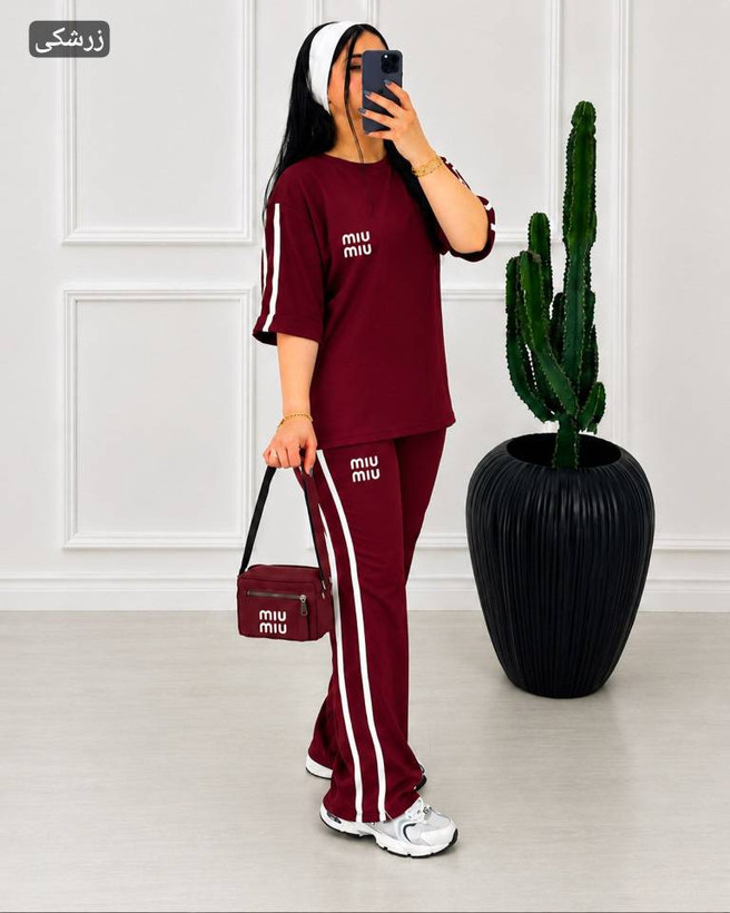 ست بلیز شلوار miu miu
