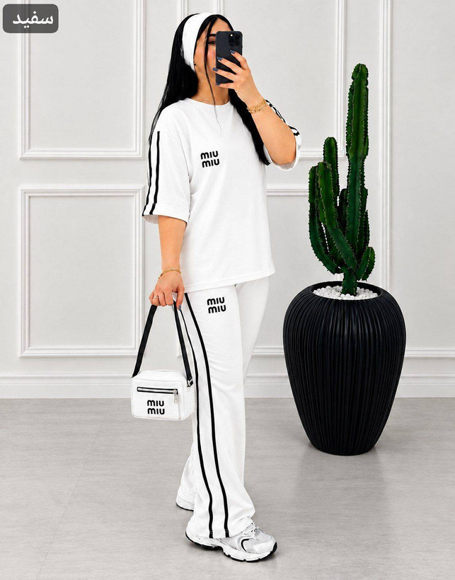 ست بلیز شلوار miu miu