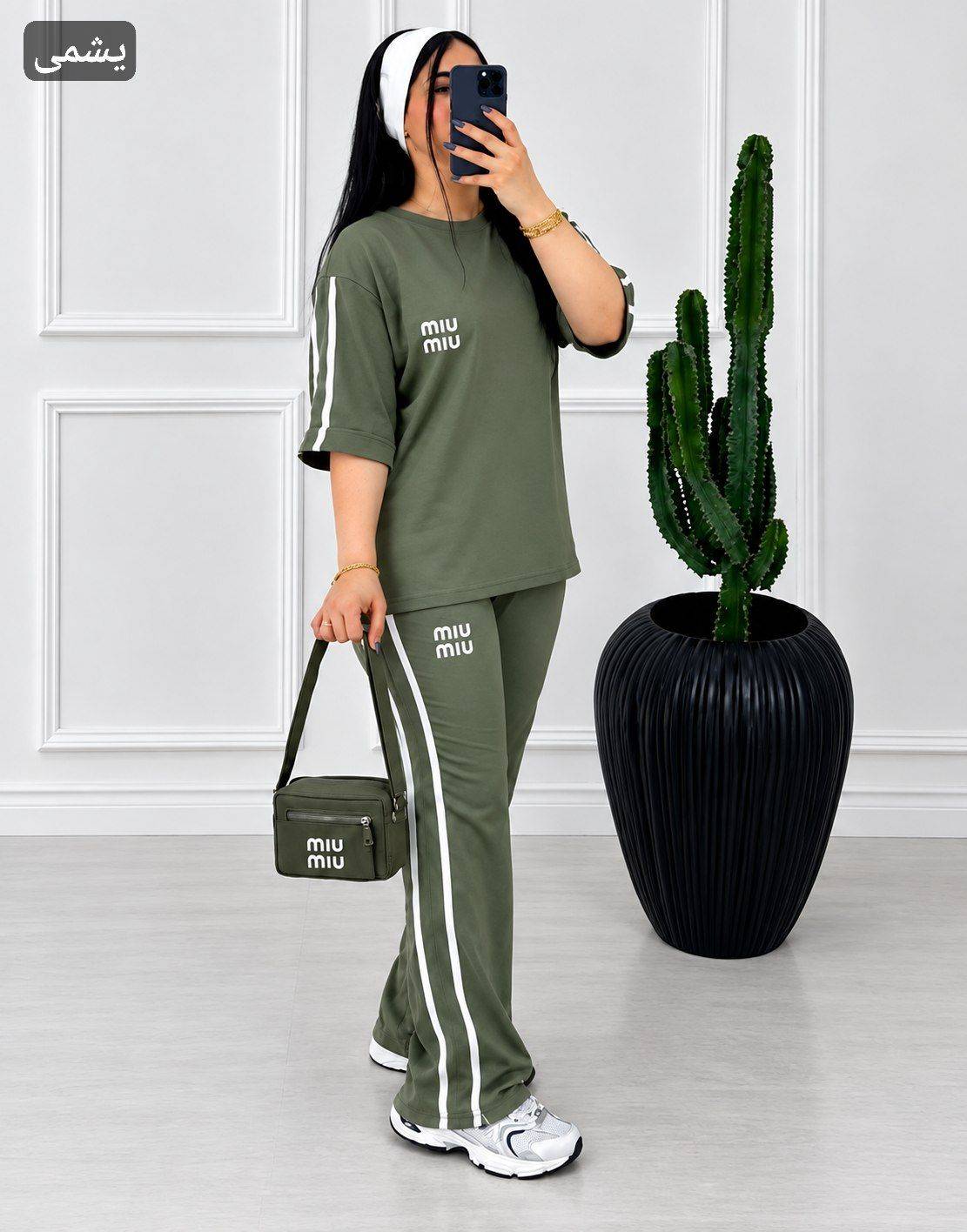 ست بلیز شلوار miu miu