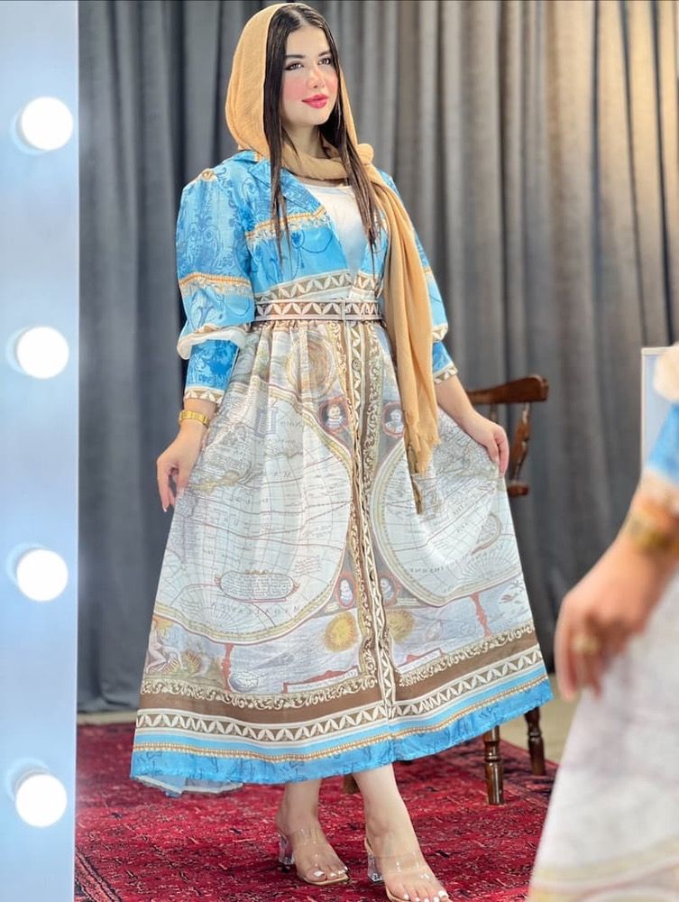 پیراهن طرح ترک سمین