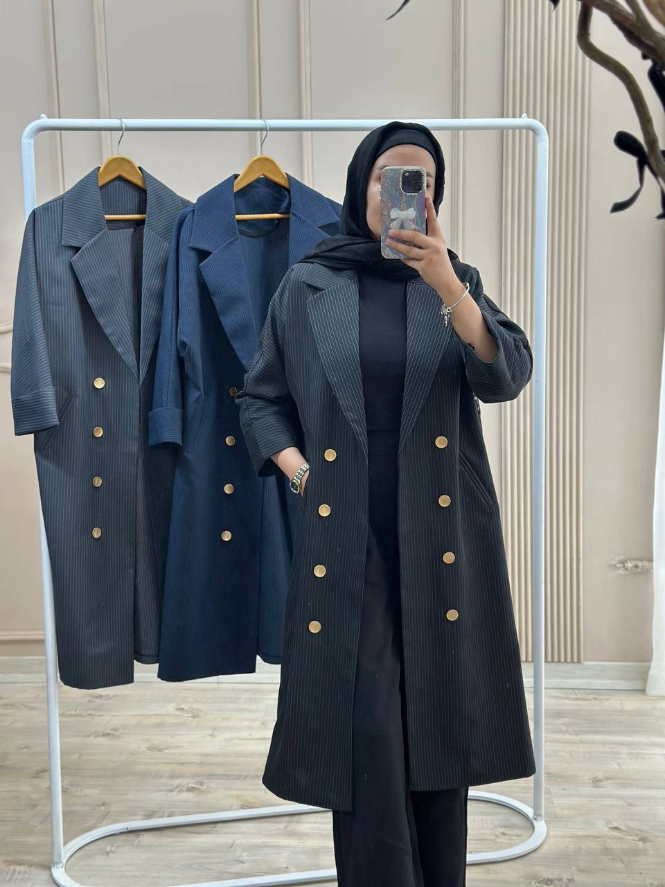 مانتو بلند افروز
